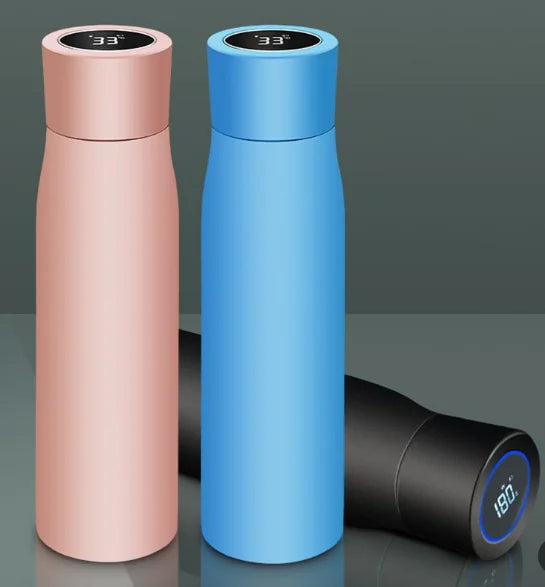 🥤 Botella Térmica Inteligente con Pantalla de Temperatura y Esterilización
