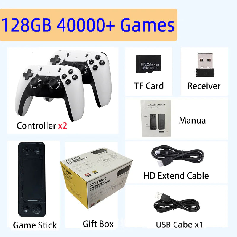 ๐ฎ X9 HD Home Game Console โ Consola Retro HDMI Doble Control Plug &Play
