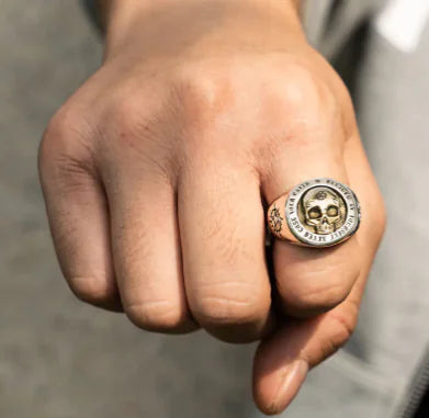 š Silver Skull Ring S925 ā Rebel Style with Timeless Elegance