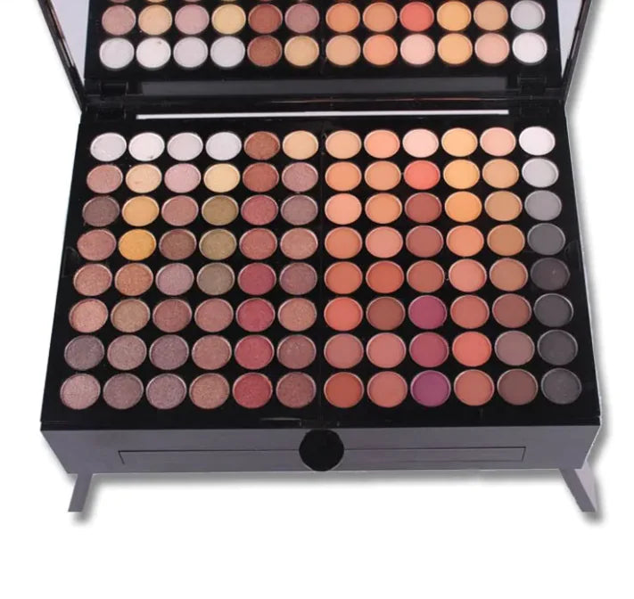 🎨 Paleta de Maquillaje Todo en Uno — 180 Sombras + Rubores + Contornos para un Look Completo y Profesional
