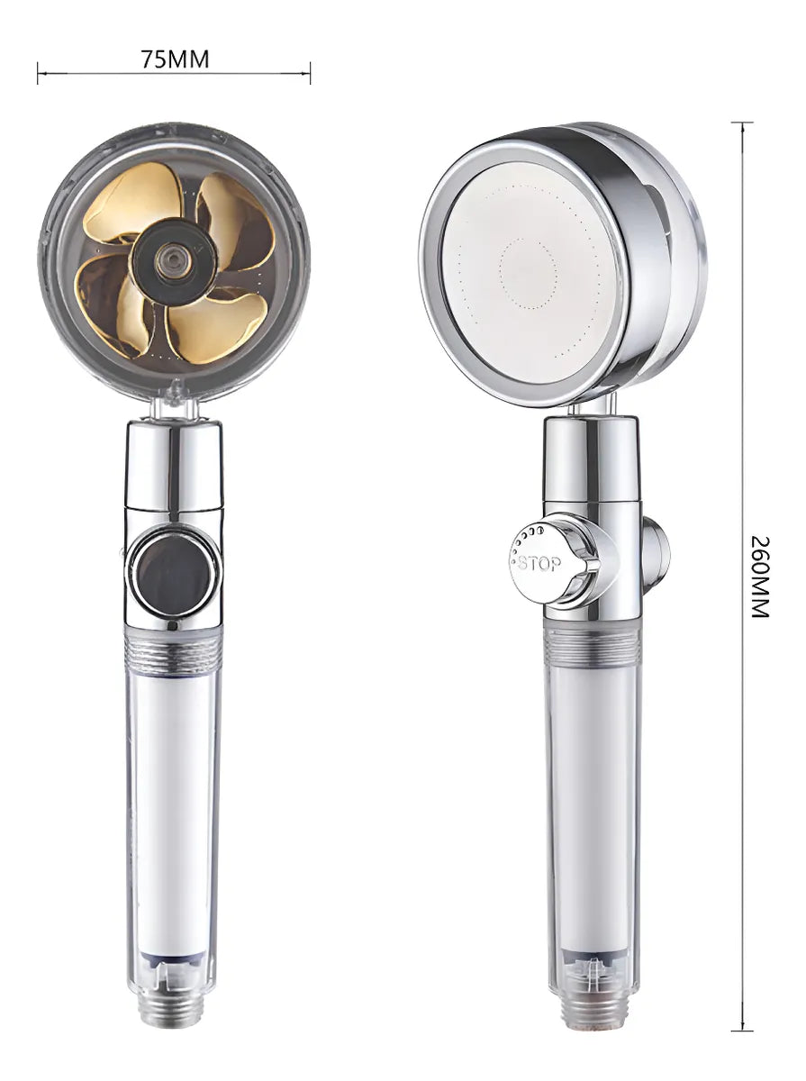 ALBEZON® TURBOSPRAY™ PRO – Cabezal de Ducha Turbo Alta Presión | Potencia Máxima, Ahorro Real