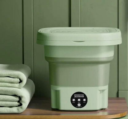 ALBEZON® FOLDWASH™ – Mini Lavadora Portátil Plegable | Lava Donde y Cuando Quieras