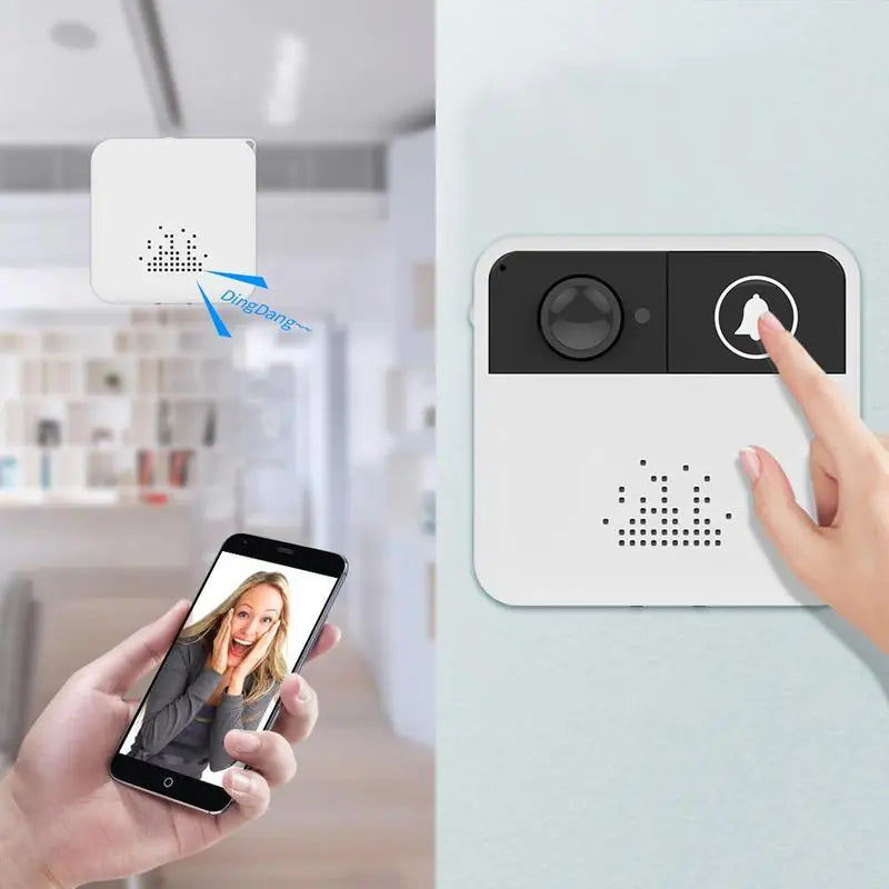 🔒 Videoportero Inalámbrico Inteligente — Seguridad, Comodidad y Control Total desde tu Smartphone