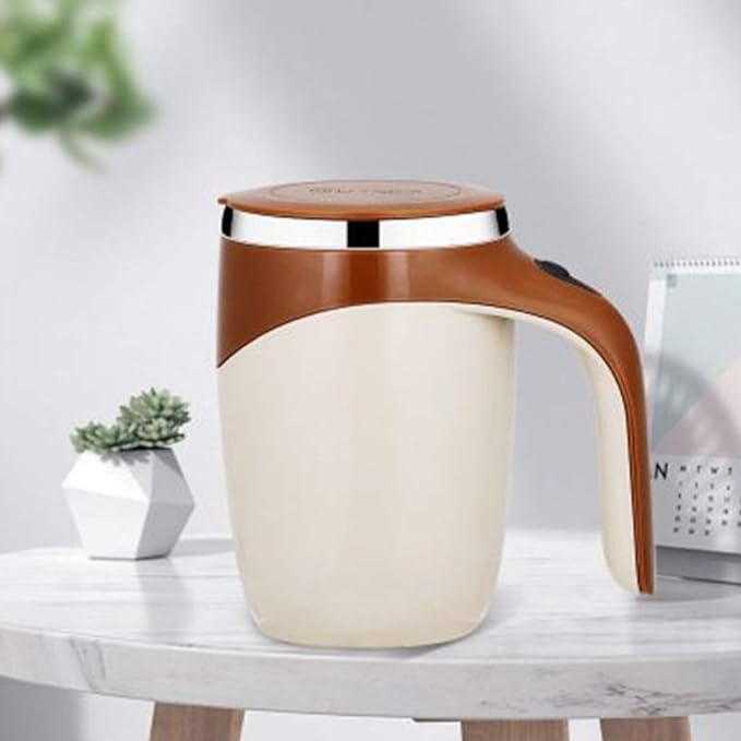 ALBEZON® MIXORA™ – Taza de Café con Batidora Automática | Mezcla Perfecta en un Toque