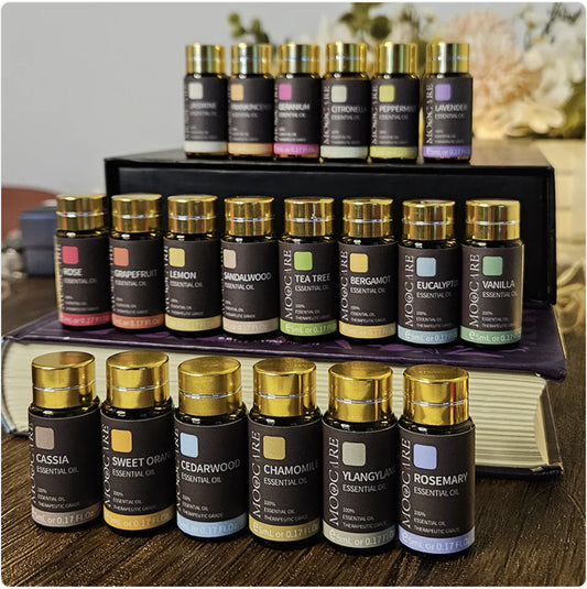 🌿 Set de 20 Aceites Esenciales de Aromaterapia – 100% Naturales y Puros