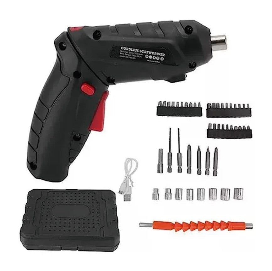 ALBEZON® TORQON™ ELECTRO PRO – Juego de Destornillador Eléctrico Recargable | Precisión y Potencia en Cada Giro