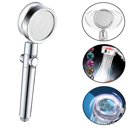 ALBEZON® TURBOSPRAY™ PRO – Cabezal de Ducha Turbo Alta Presión | Potencia Máxima, Ahorro Real