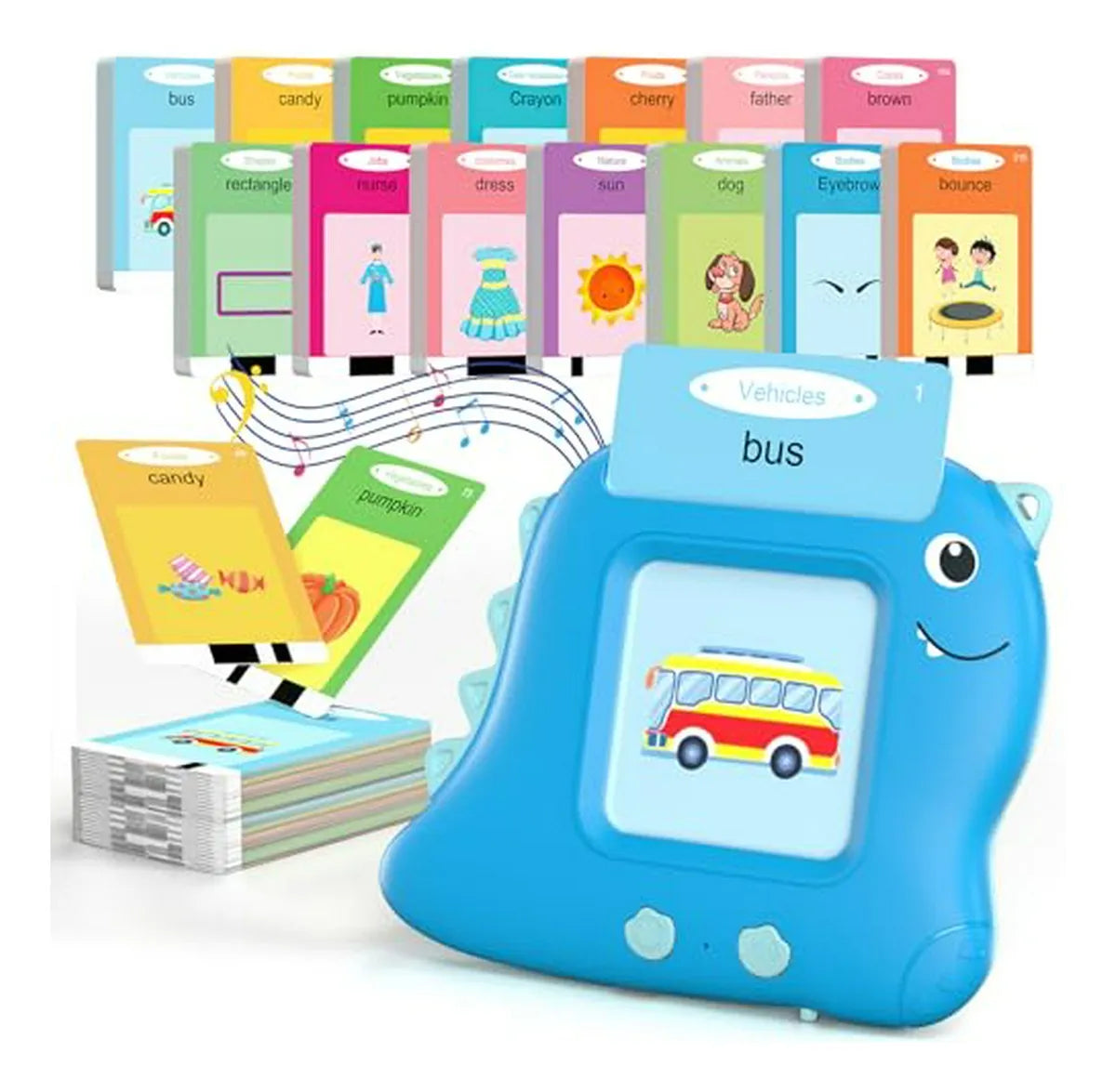 ALBEZON® LEARNJOY™ CARDS – Juego de Tarjetas Interactivas para Aprender | Jugar, Escuchar y Descubrir