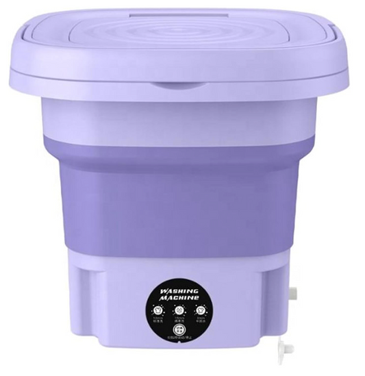 ALBEZON® FOLDWASH™ – Mini Lavadora Portátil Plegable | Lava Donde y Cuando Quieras