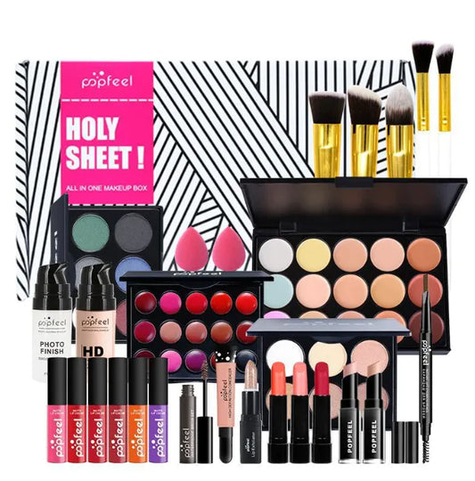 💄Set Completo de Maquillaje para Principiantes — Belleza Diaria, Aplicación Impecable