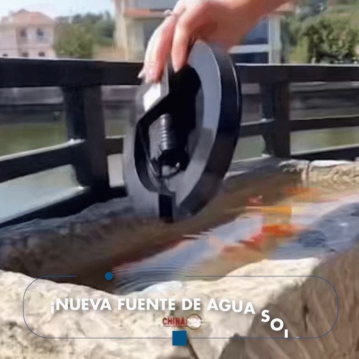 ALBEZON® SOLARIS™ FLOW – Fuente de Agua Solar Decorativa | Energía Natural en Movimiento