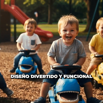 ALBEZON® DINORIDE™ – Correpasillo Musical con Diseño de Dinosaurio | Juega, Avanza y Aprende