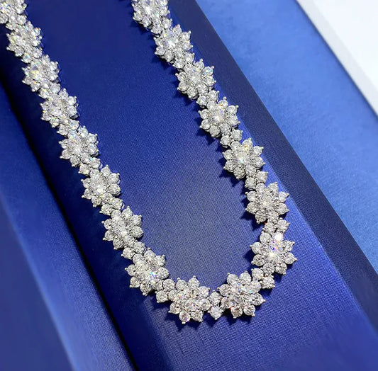 🌻Sunflower Necklace in 925 Silver — European and American Style