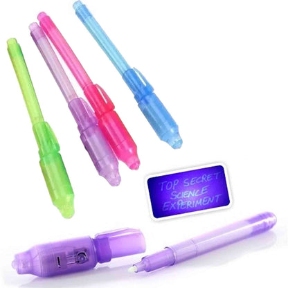 ALBEZON® INVISYNC™ 12 – Pack de 12 Lápices Invisibles con Tinta UV | Mensajes Secretos