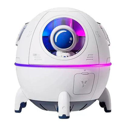 ALBEZON® NEBULUX™ – Humidificador Ultrasónico con Diseño de Nave Espacial | Aire Puro y Luz Ambiental
