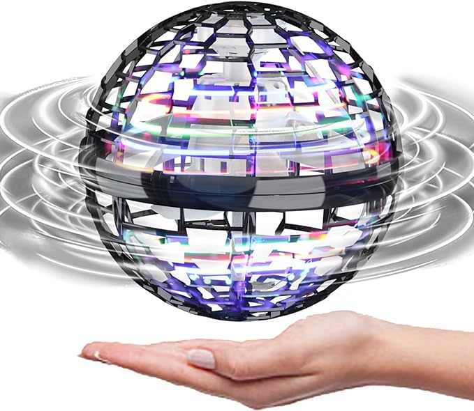 ALBEZON® AERONOVA™ X2– Pelota Voladora Inteligente con Luces LED | Diversión que Desafía la Gravedad