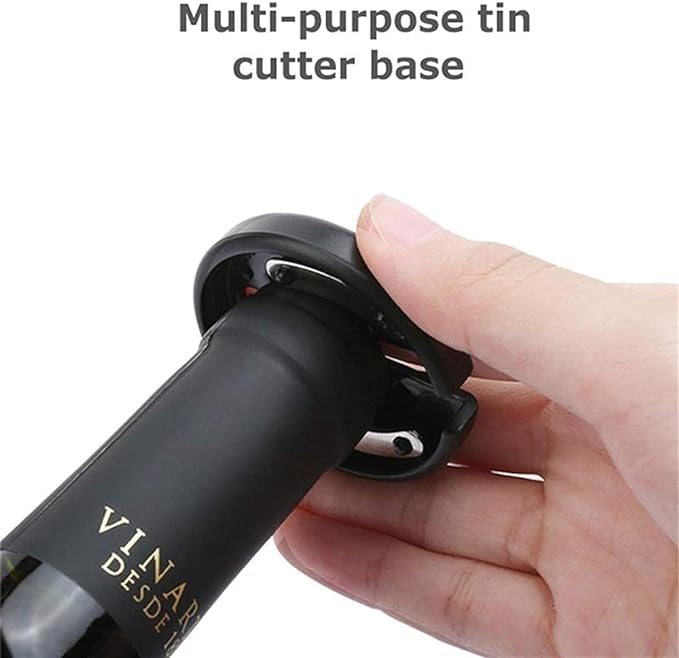 ALBEZON® VINOPULSE™ 4X – Set 4 en 1 Sacacorchos Eléctrico Premium | Abre, Sirve y Disfruta