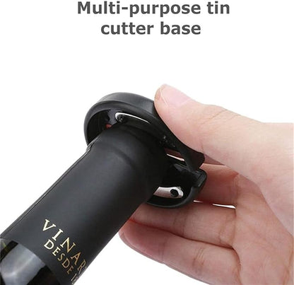 ALBEZON® VINOPULSE™ 4X – Set 4 en 1 Sacacorchos Eléctrico Premium | Abre, Sirve y Disfruta