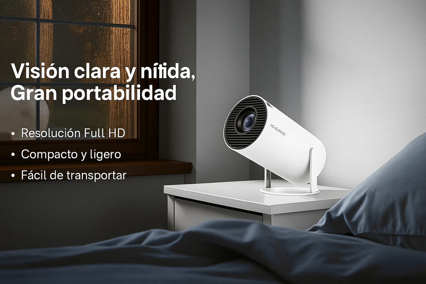 🎬 HY300Pro 4K Portable Projector — Home Cinema Wherever You Want