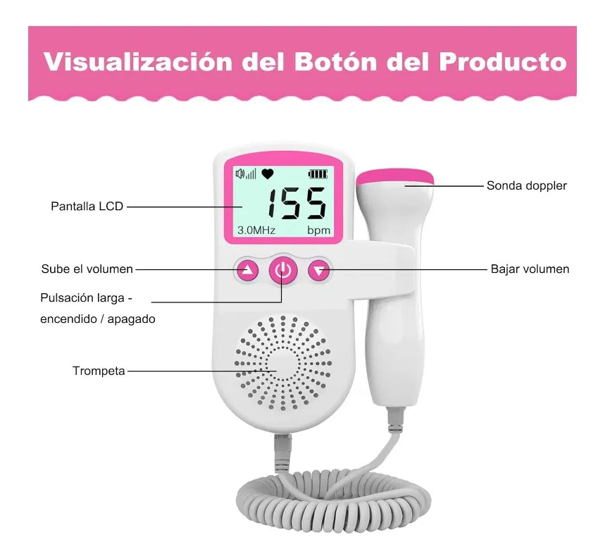 ALBEZON® HEARTGUARD™ BABY – Monitor de Frecuencia Cardíaca para Bebés | Tranquilidad Real, Día y Noche