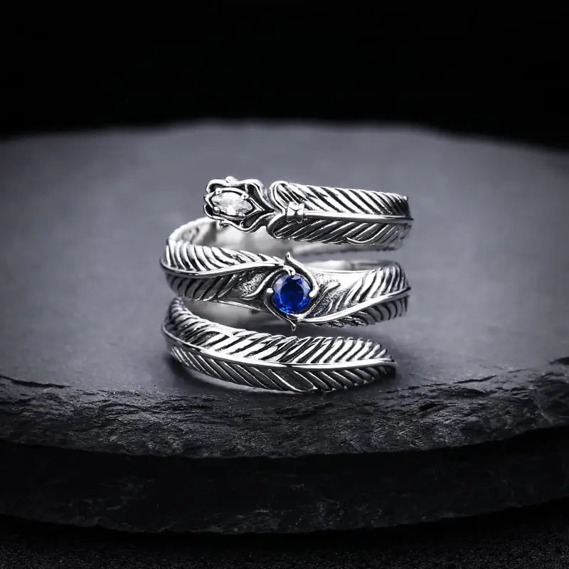 🌿 Anillo de Hoja en Plata de Ley 925 Retro — Naturaleza y Elegancia en una Sola Pieza