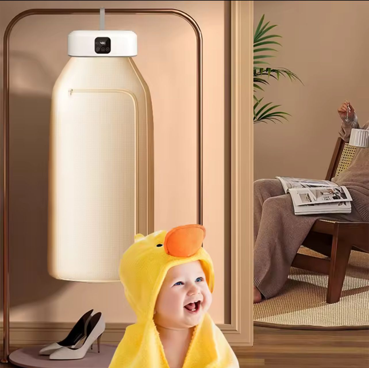 ALBEZON® DRYGO™ PRO – Secadora de Ropa Portátil de Alto Rendimiento | Seca Donde Quieras