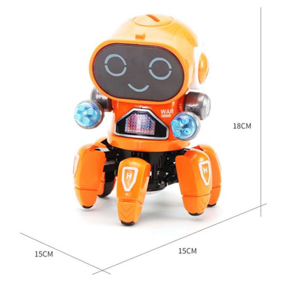 ALBEZON® ROBOJOY™ – Robot Mascota Musical Bailarín con Luces LED | Diversión que Cobra Vida