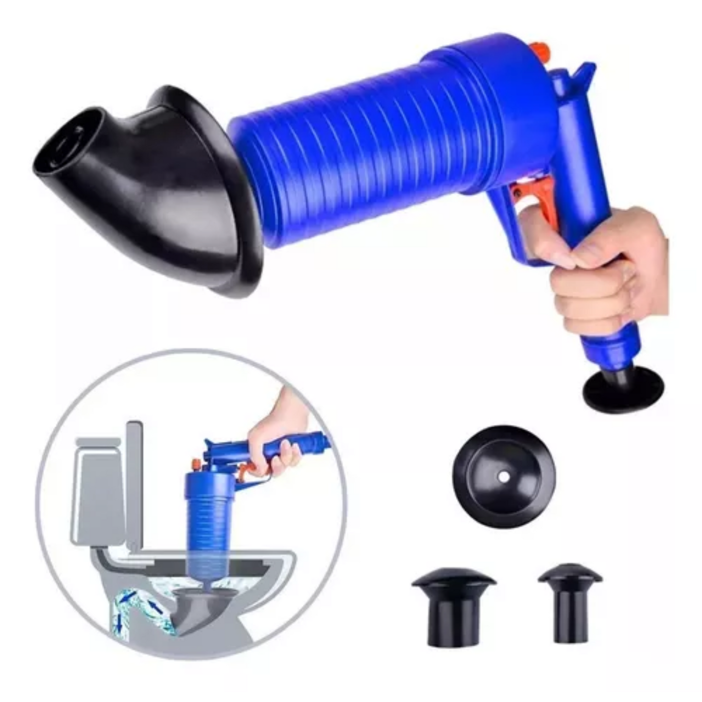 ALBEZON® DRAINFORCE™ – Pistola de Alta Presión para Destapar Caños | Limpieza Potente y Rápida