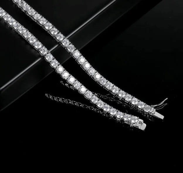 Ожерелье с четырьмя когтями из серебра 925 пробы