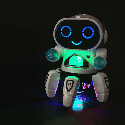 ALBEZON® ROBOJOY™ – Robot Mascota Musical Bailarín con Luces LED | Diversión que Cobra Vida