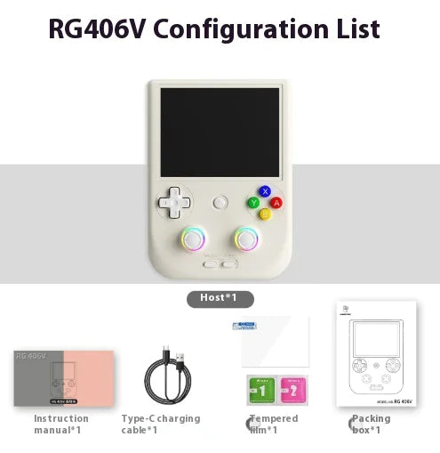 🎮 ANBERNIC RG406V Retro Handheld Game Console — Potencia Retro en la Palma de tu Mano