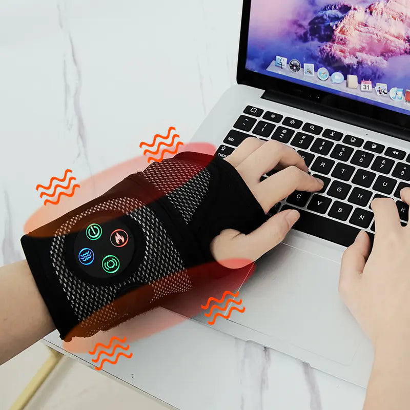 🖐️ Masajeador de Muñeca con Presión de Aire y Terapia de Calor