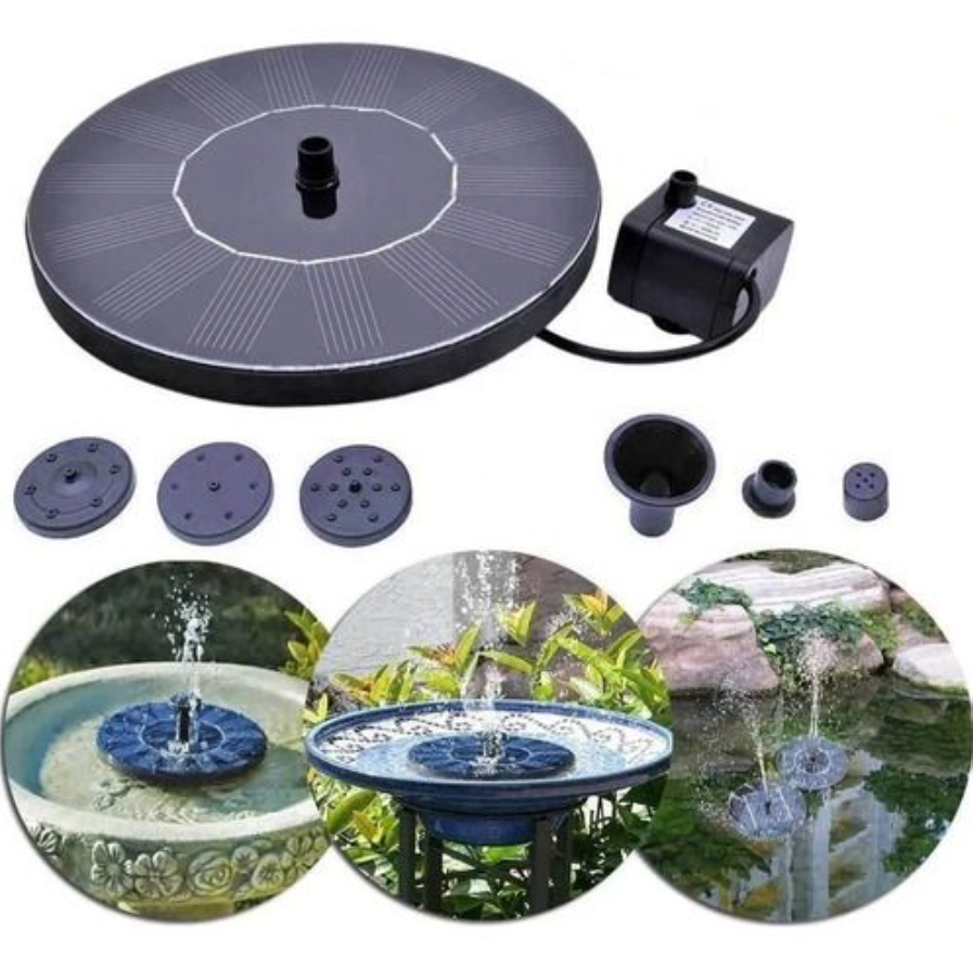 ALBEZON® SOLARIS™ FLOW – Fuente de Agua Solar Decorativa | Energía Natural en Movimiento