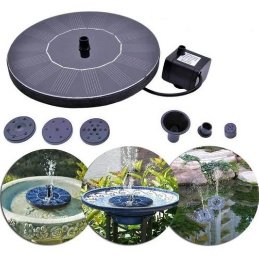 ALBEZON® SOLARIS™ FLOW – Fuente de Agua Solar Decorativa | Energía Natural en Movimiento