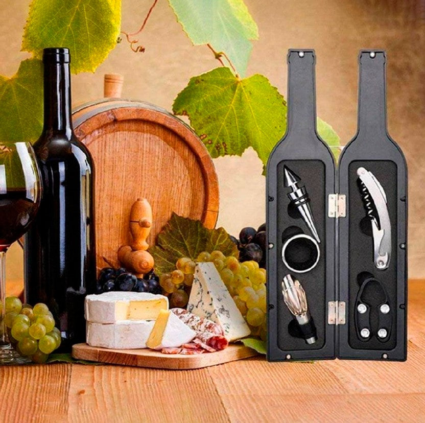 ALBEZON® SPIRITVAULT™ 5X – Kit Botella para Licores de 5 Piezas | Sirve con Estilo, Disfruta Mejor