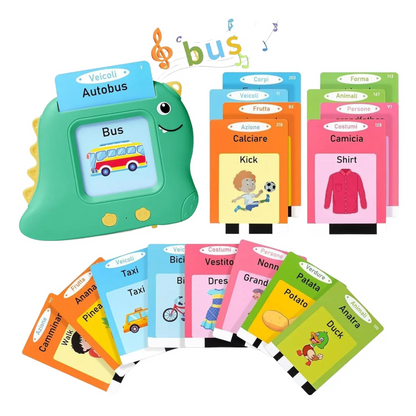 ALBEZON® LEARNJOY™ CARDS – Juego de Tarjetas Interactivas para Aprender | Jugar, Escuchar y Descubrir