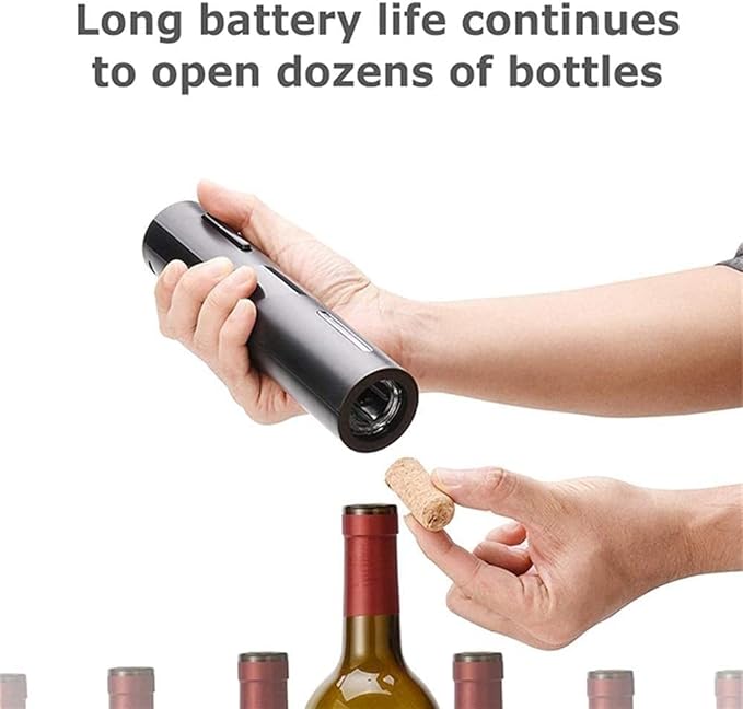 ALBEZON® VINOPULSE™ 4X – Set 4 en 1 Sacacorchos Eléctrico Premium | Abre, Sirve y Disfruta
