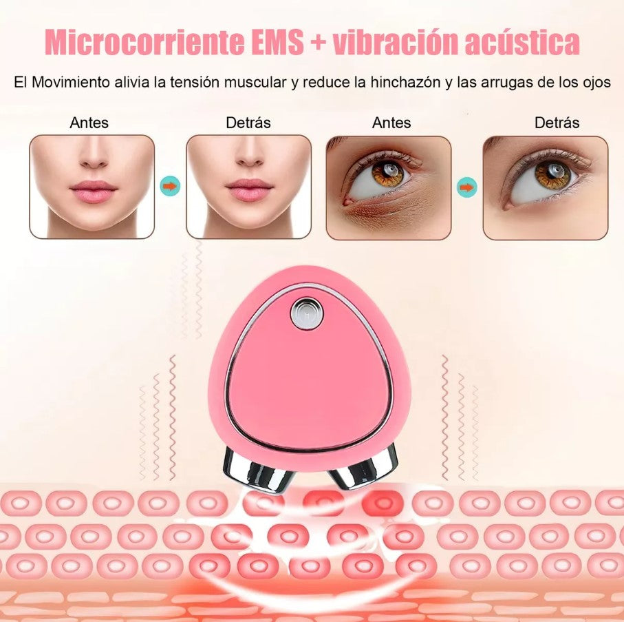 ALBEZON® MICROLIFT™ X – Masajeador Facial de Microcorriente Profesional | Lifting Visible en Casa