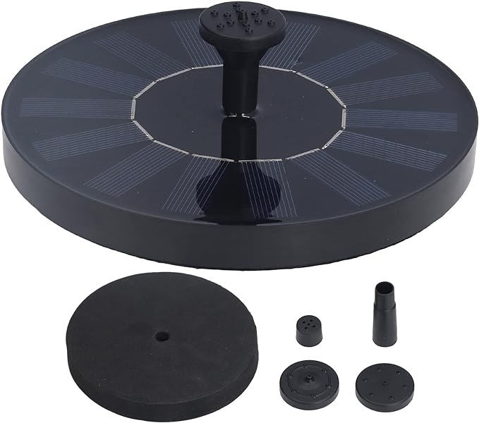 ALBEZON® SOLARIS™ FLOW – Fuente de Agua Solar Decorativa | Energía Natural en Movimiento