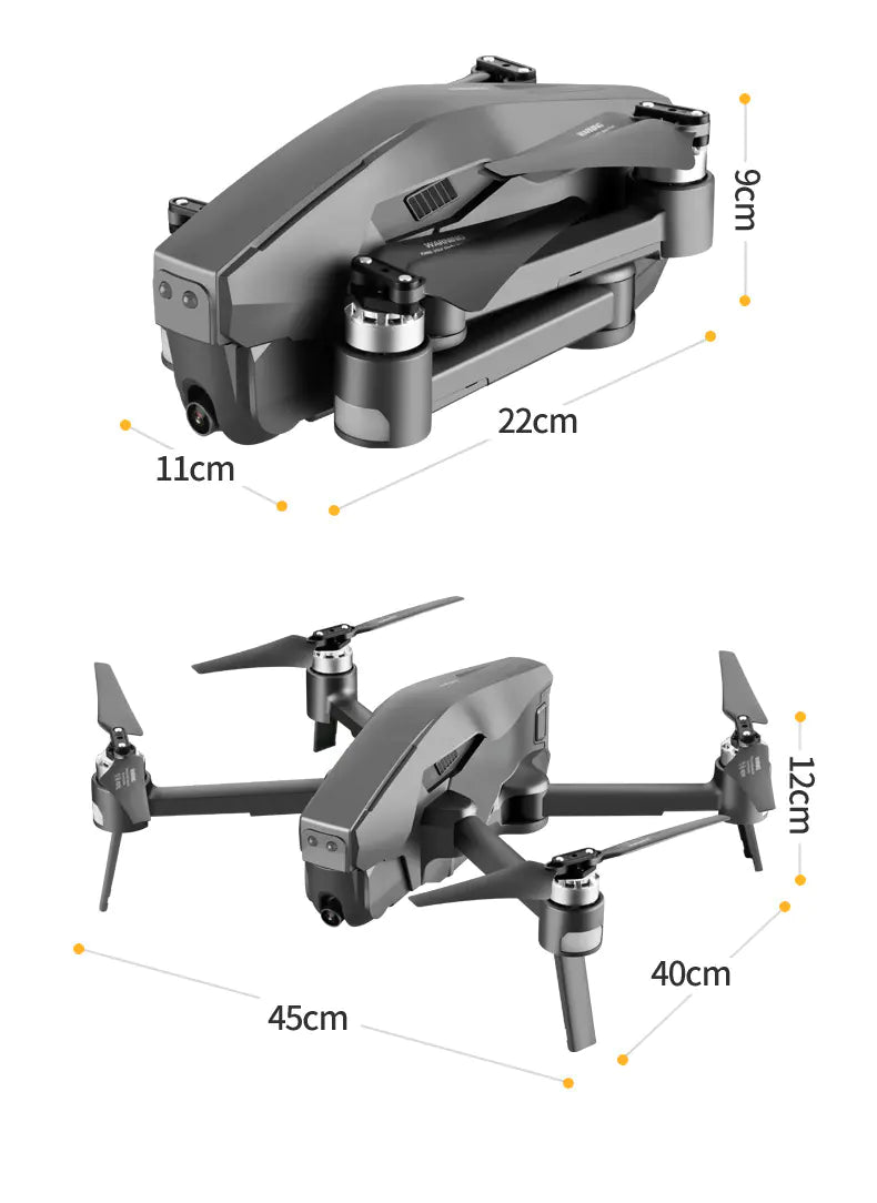 Dron GPS Plegable Profesional 4K HD con Larga Duración de Batería