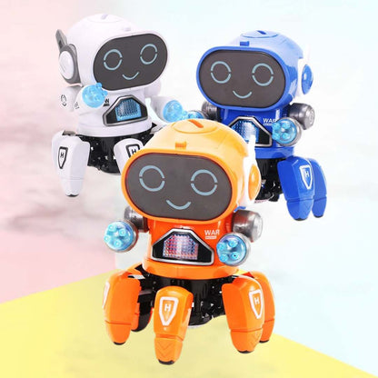 ALBEZON® ROBOJOY™ – Robot Mascota Musical Bailarín con Luces LED | Diversión que Cobra Vida
