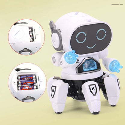 ALBEZON® ROBOJOY™ – Robot Mascota Musical Bailarín con Luces LED | Diversión que Cobra Vida