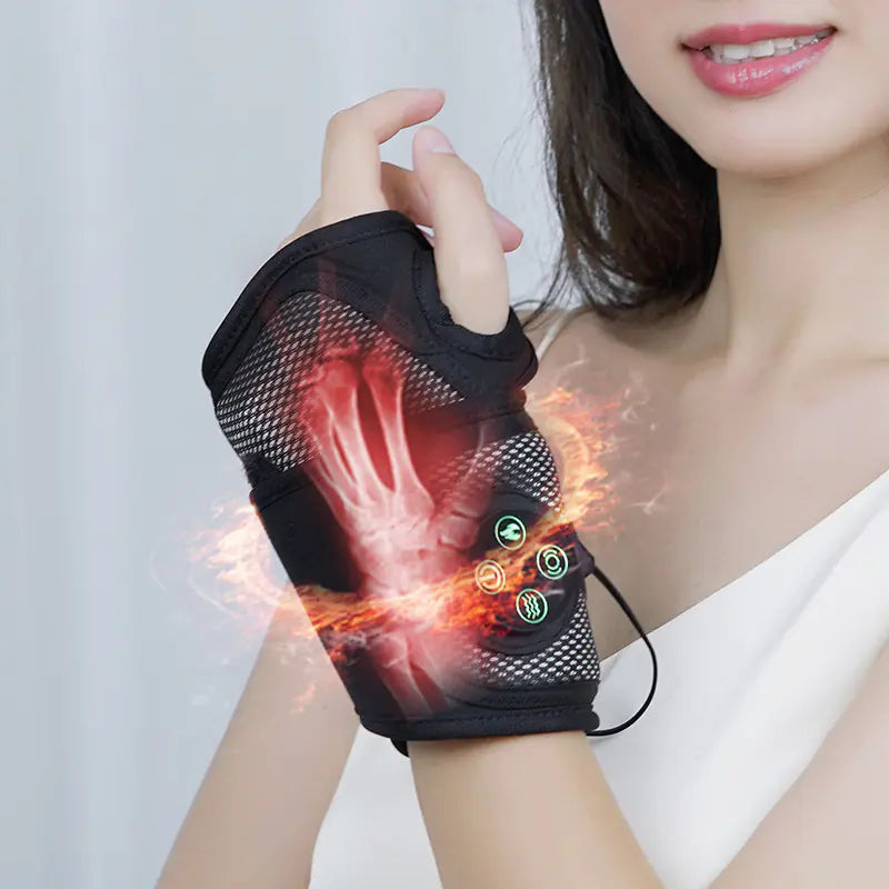 🖐️ Masajeador de Muñeca con Presión de Aire y Terapia de Calor