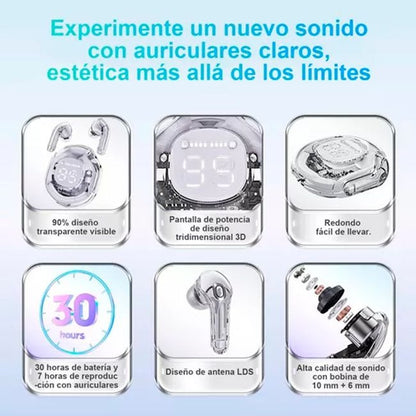ALBEZON® ULTRAPODS™ MAX – Audífonos Inalámbricos Premium de Alto Rendimiento | Sonido que se Siente