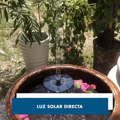 ALBEZON® SOLARIS™ FLOW – Fuente de Agua Solar Decorativa | Energía Natural en Movimiento
