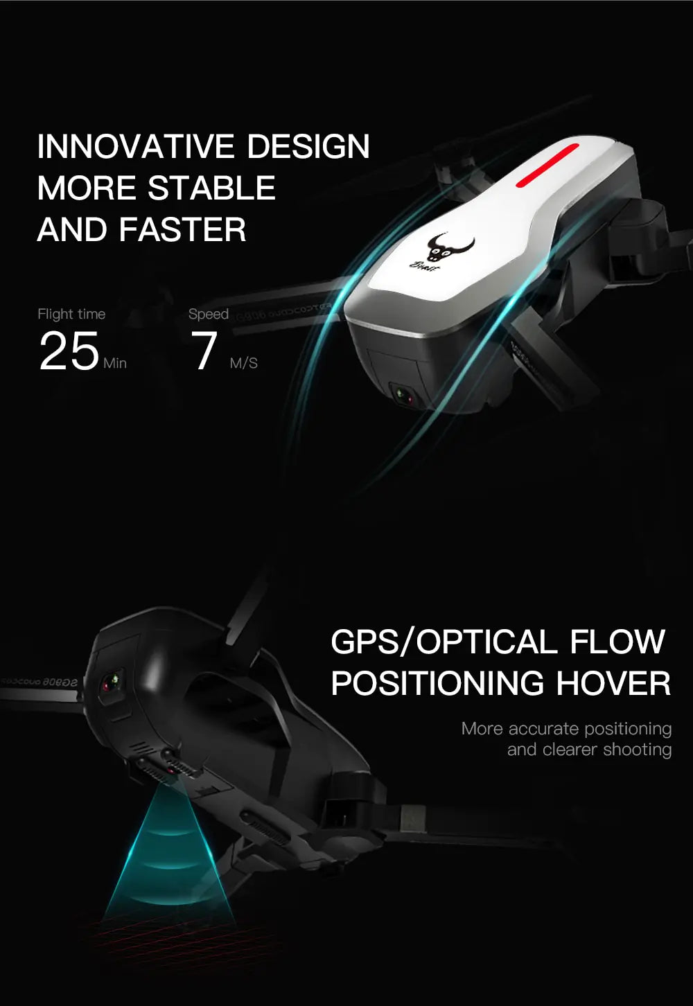 SG906 Pro 4K HD Drone with GPS and Stabilization