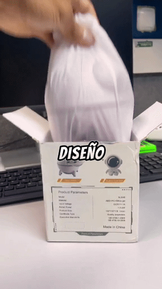 ALBEZON® NEBULUX™ – Humidificador Ultrasónico con Diseño de Nave Espacial | Aire Puro y Luz Ambiental