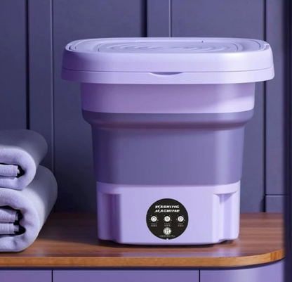 ALBEZON® FOLDWASH™ – Mini Lavadora Portátil Plegable | Lava Donde y Cuando Quieras