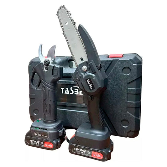 ALBEZON® CUTMASTER™ DUO – Pack Mini Sierra + Tijera Podadora | Precisión y Potencia para Tu Jardín