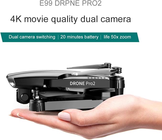 ALBEZON® SKYNEX™ E99 PRO2 – Dron Plegable con Doble Cámara Ajustable y Retorno Inteligente